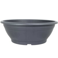 Bonsai pot 45x45x16.5cm grey round plastic