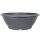 Bonsai pot 40x40x14.5cm grey round plastic