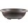 Bonsai pot 53.6x41.3x16.5cm dark brown oval plastic