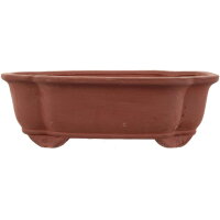 Bonsai pot 25.5x20.5x8cm brown other shape unglaced