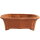 Bonsai pot 25x20x8cm brown other shape unglaced