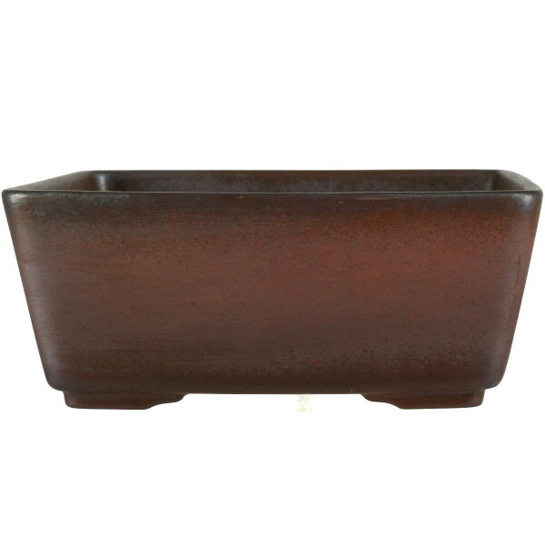 Bonsai pot 21x21x8.5cm antique-brown other shape unglaced