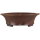 Bonsai pot 19x19x6cm dark-brown other shape unglaced
