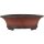 Bonsai pot 19x19x6cm antique-redbrown other shape unglaced