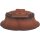 Pot à bonsaï 19x19x6cm antique-brun-rouge autre forme en grès