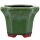 Bonsai pot 8x8x6.5cm light-green other shape glaced