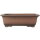 Bonsai pot 50x36x15.5cm antique-brown rectangular unglaced