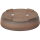 Bonsai pot 35x28x8.5cm antique-brown oval unglaced