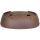 Bonsai pot 53x42x12cm brown oval unglaced