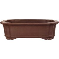 Bonsai pot 55x43x15.5cm brown rectangular unglaced