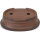 Bonsai pot 45.5x36.5x12cm antique-brown oval unglaced