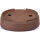 Pot à bonsaï 44x35.5x11cm antique-brun ovale en grès