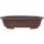 Bonsai pot 37x29.5x9cm brown oval unglaced