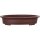 Bonsai pot 44x34x9cm brown oval unglaced