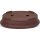 Bonsai pot 44x34x9cm brown oval unglaced