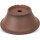 Bonsai pot 29.5x29.5x11cm antique-brown round unglaced