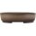 Bonsai pot 44.5x36x11cm antique-grey oval unglaced