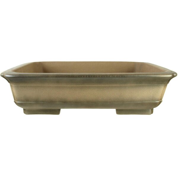 Bonsai pot 60x49.5x15.5cm antique grey rectangular unglaced