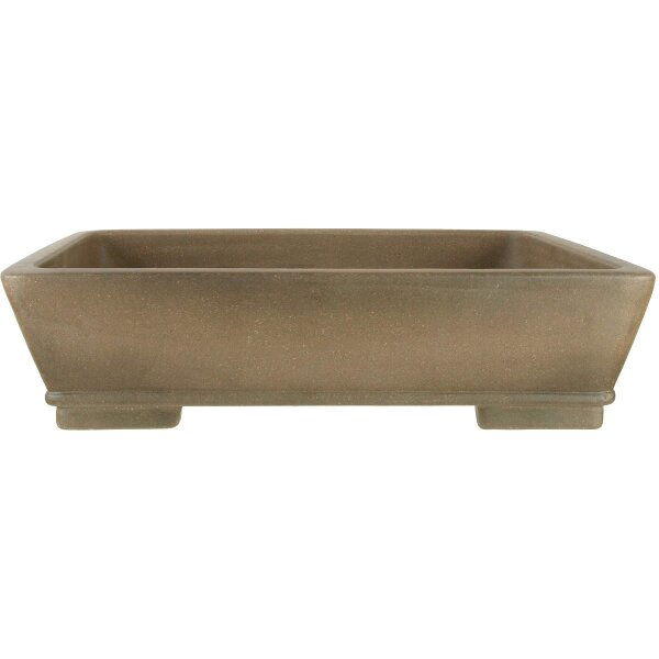 Bonsai pot 43x32.5x11.5cm antique grey rectangular unglaced