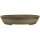 Bonsai pot 61.5x48.5x12cm antique grey oval unglaced