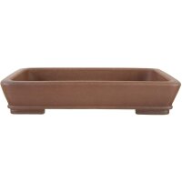 Bonsai pot 36x27x7cm antique brown rectangular unglaced