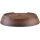 Pot à bonsaï 62x49x12cm antique brun ovale en grès