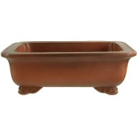 Bonsai pot 17.5x13.5x6cm Masteredition antique brown...