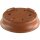 Pot à bonsaï 11.7x9.5x3.3cm Masteredition marron ancien ovale en grès