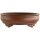 Bonsai pot 11x9x3cm Masteredition antique brown oval unglaced