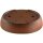 Bonsai pot 12.5x10x3cm Masteredition antique brown oval unglaced
