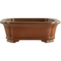 Bonsai pot 10.5x8.5x3.5cm Masteredition antique brown...