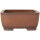 Bonsai pot 30.5x30.5x14cm antique-brown square unglaced