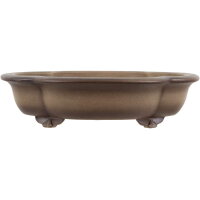 Bonsai pot 37.5x34x9cm antique-grey other shape unglaced