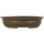 Bonsai pot 30x24.5x7cm brown oval unglaced