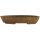 Bonsai pot 28x22x5cm brown oval unglaced