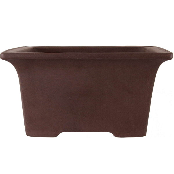 Bonsai pot 35.5x35.5x18.5cm dark-brown square unglaced