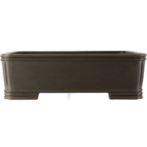 Bonsai pot 50x40x15.5cm grey rectangular unglaced