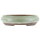 Bonsai pot 20x20x5,5cm light green round glaced