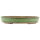 Pot à bonsaï 45x35,5x7cm vert ovale en grès émaillé