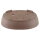 Bonsai pot 34.5x27.5x8.5cm dark-brown oval unglaced