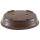 Bonsai pot 40.5x32x9.5cm antique-brown oval unglaced