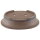 Bonsai pot 39.5x32x9cm antique-brown oval unglaced