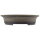 Bonsai pot 40.5x33x9.5cm antique-grey oval unglaced