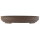 Bonsai pot 41x33x6.5cm dark-brown oval unglaced