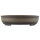 Bonsai pot 40.5x32x9.5cm antique-grey oval unglaced