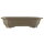 Bonsai pot 46.5x36.5x11.5cm grey rectangular unglaced
