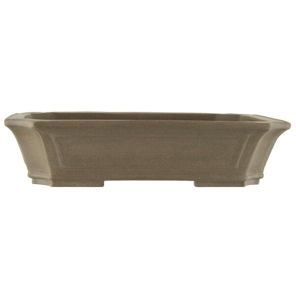 Bonsai pot 50.5x40.5x11.5cm grey rectangular unglaced