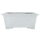 Bonsai pot 54x39x22cm white rectangular glaced
