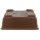 Bonsai pot 68x48x24cm brown rectangular unglaced