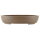 Bonsai pot 40x32x8cm dark-brown oval unglaced